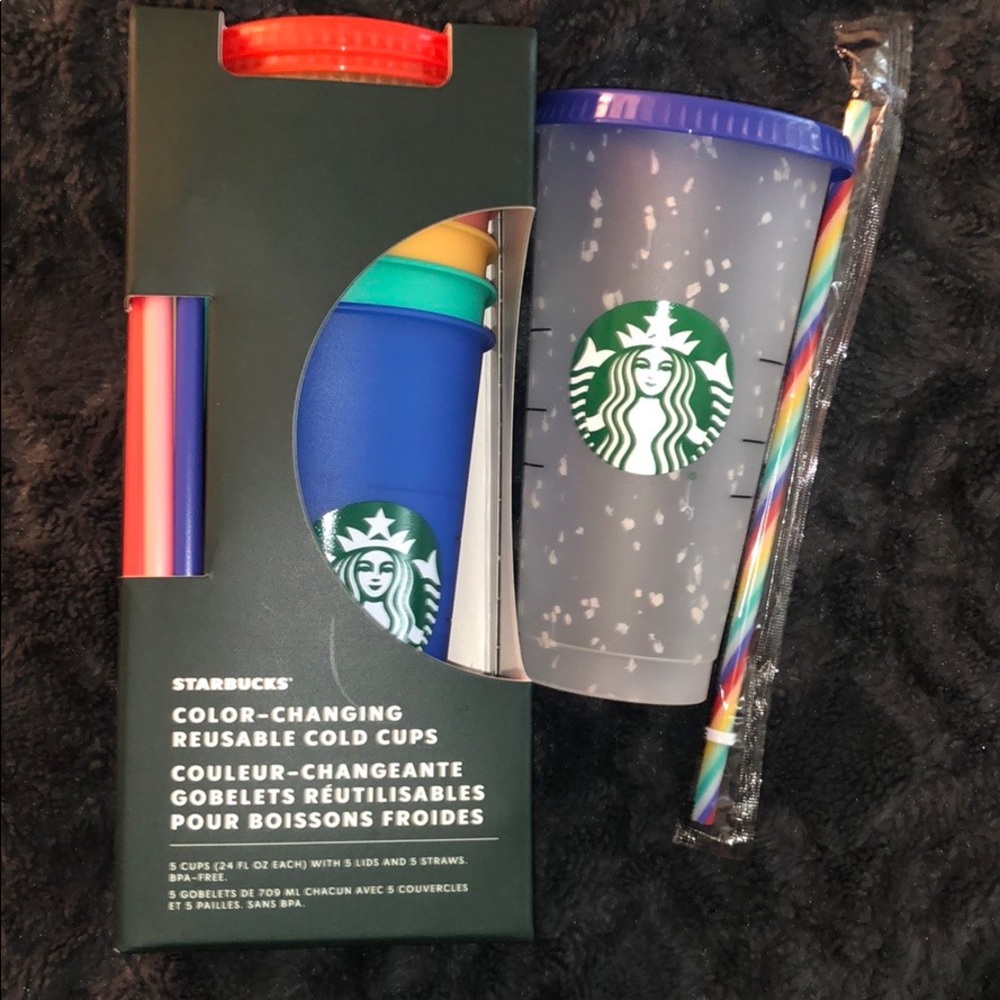 Starbucks color changing🌈 cups and confetti cup